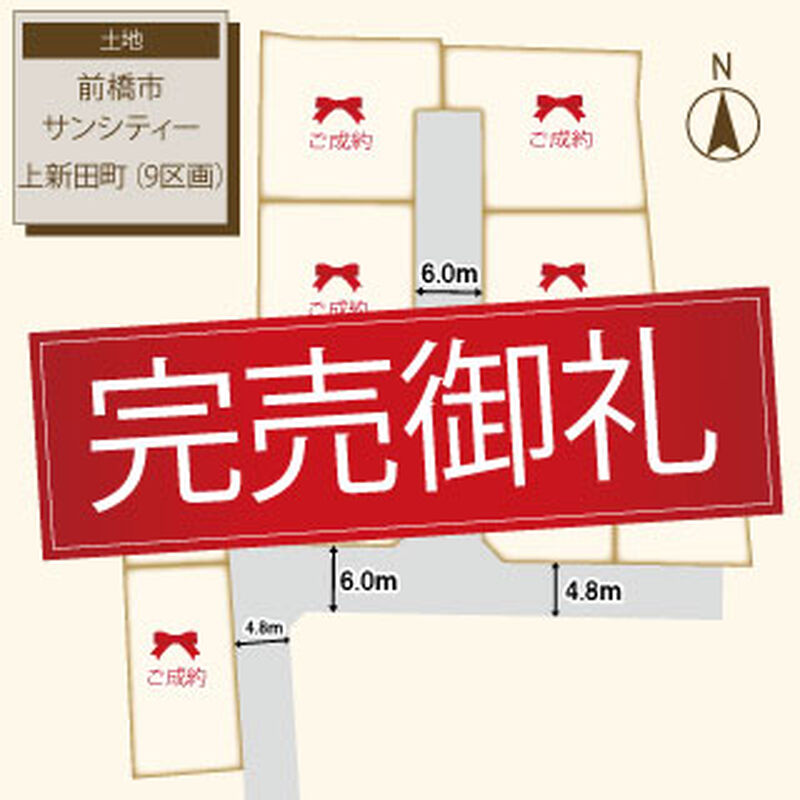 上新田町9区画完売